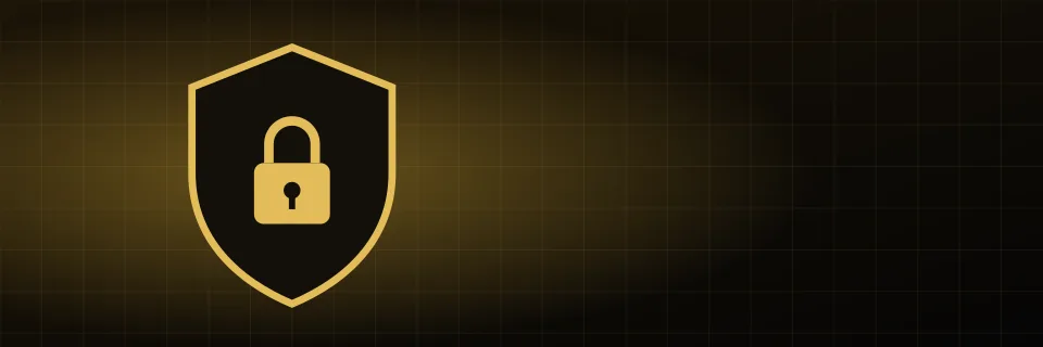 Account safety at casino Richman Gold shield with a padlock for casino Richman account safety