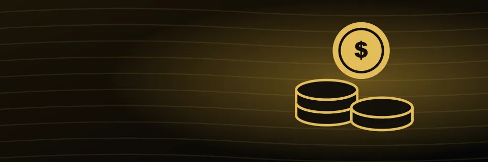 AUD payments at Richman Casino Stacks of gold coins for Richman Casino deposits and withdrawals in AUD